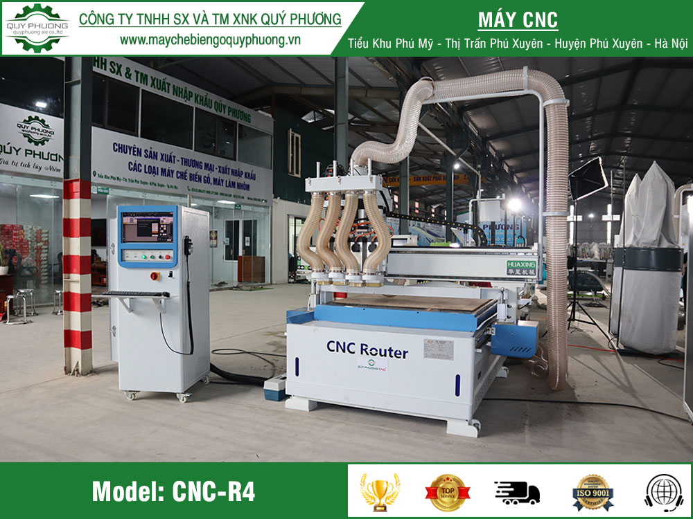 Máy CNC gỗ công nghiệp tại công ty Quý Phương