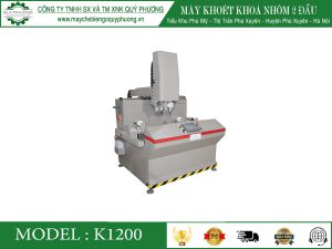 Máy khoan khóa CNC K1200 2 đầu phay